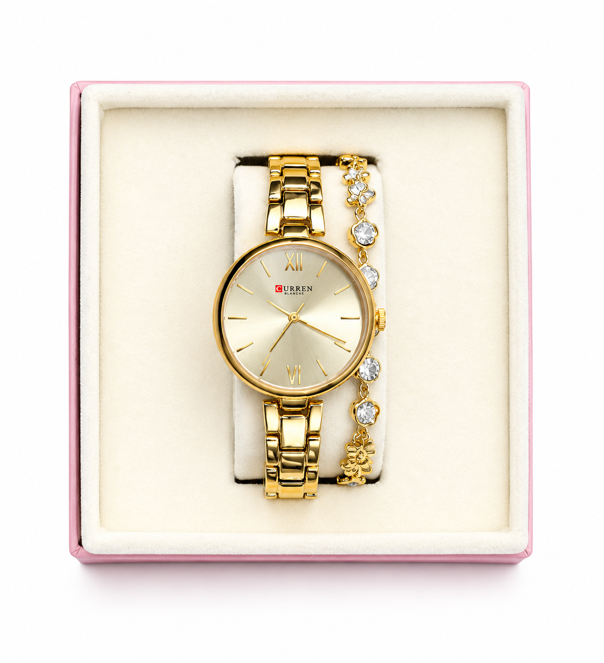 Elenia curren gold watch