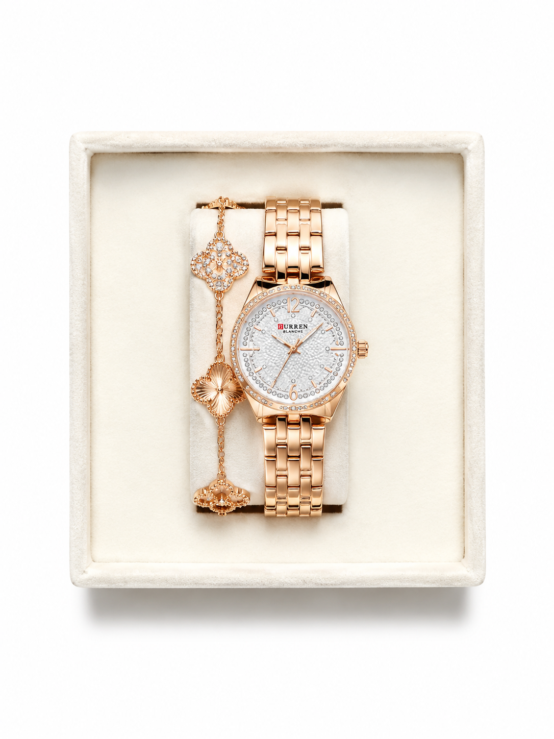 ROSEGOLD CURREN WRIST WATCH