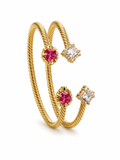 cuff gold bracelets with gemstones