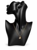 luxury gold heart pendant
