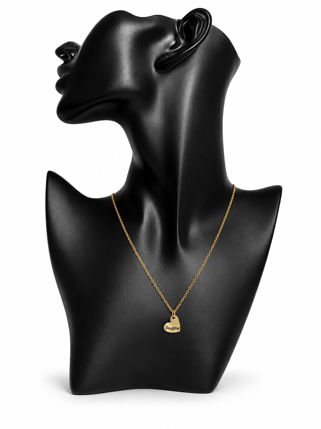 luxury gold heart pendant