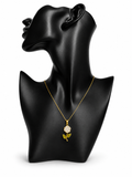 golden rose pendant