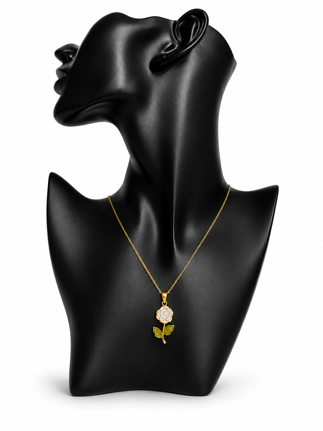 golden rose pendant