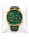 TSERA Green Textured Dial Quartz Watch