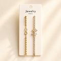 Sparkling Infinity Bracelet Duo