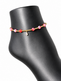 Ruby Charm Anklet