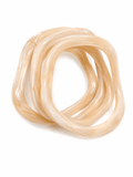 Champagne Marble Bangle Set