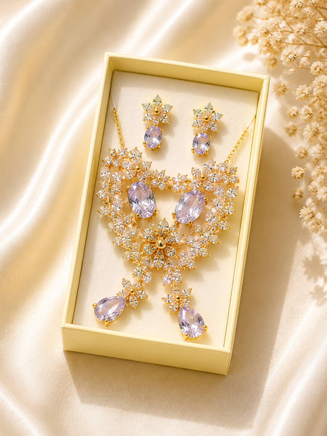 Lavender Bloom Necklace