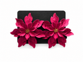 Ivory Blossom Floral Statement Earrings