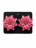 Lemon Blossom Floral Stud Earrings