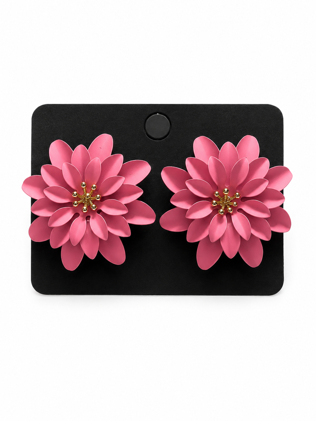 Lemon Blossom Floral Stud Earrings