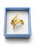 Gold Feather Wing Statement Ring