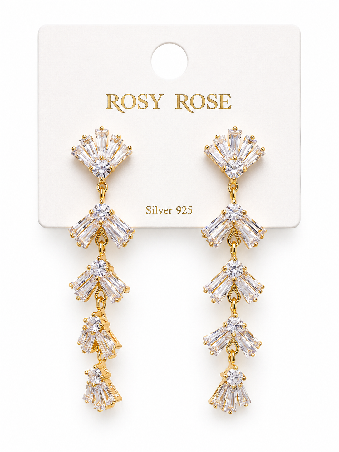 Crystal Waterfall Earrings