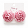 Velvet Rose Bloom Studs Earrings