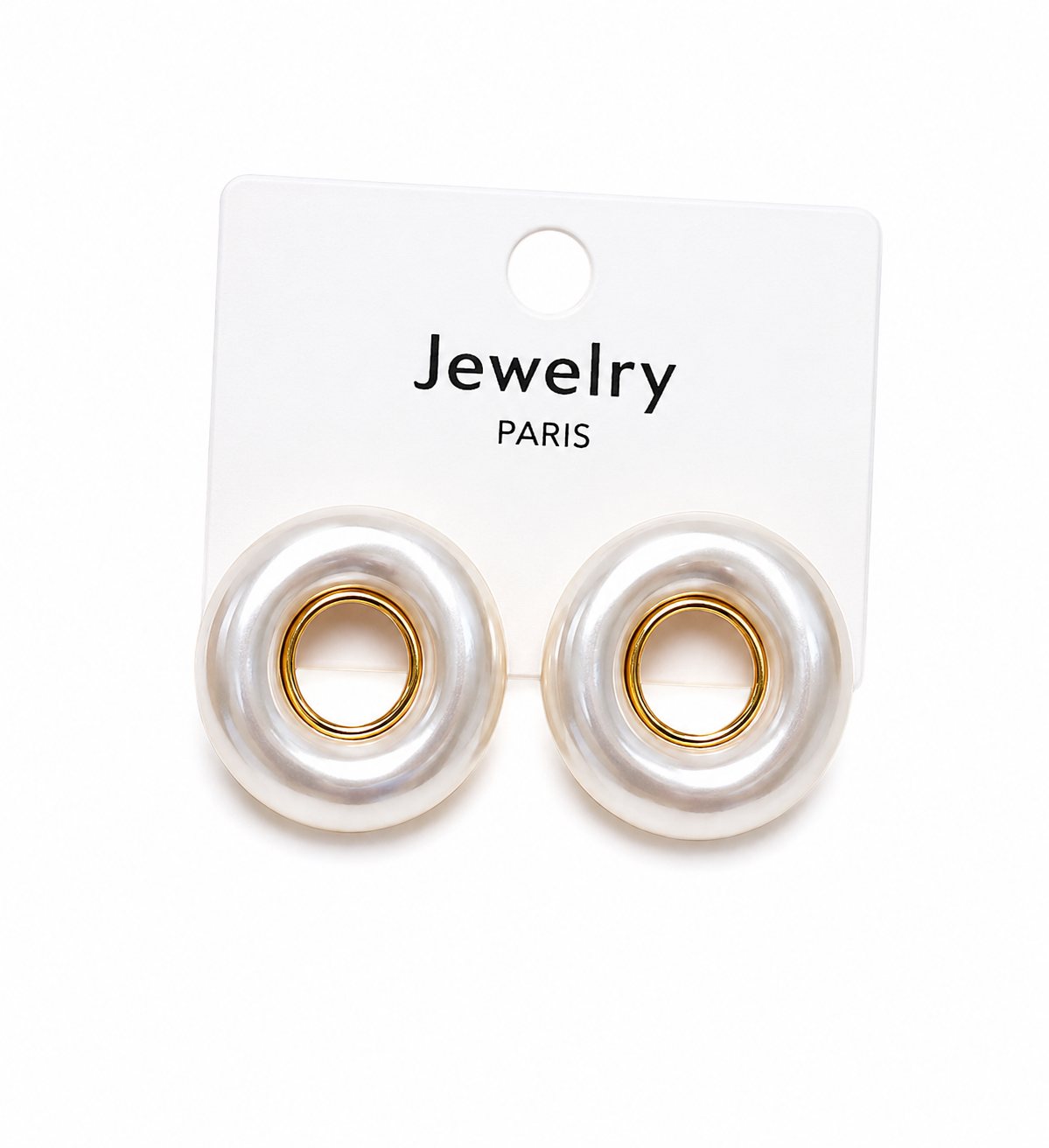 Rosé Pearl Crystal Bloom Studs