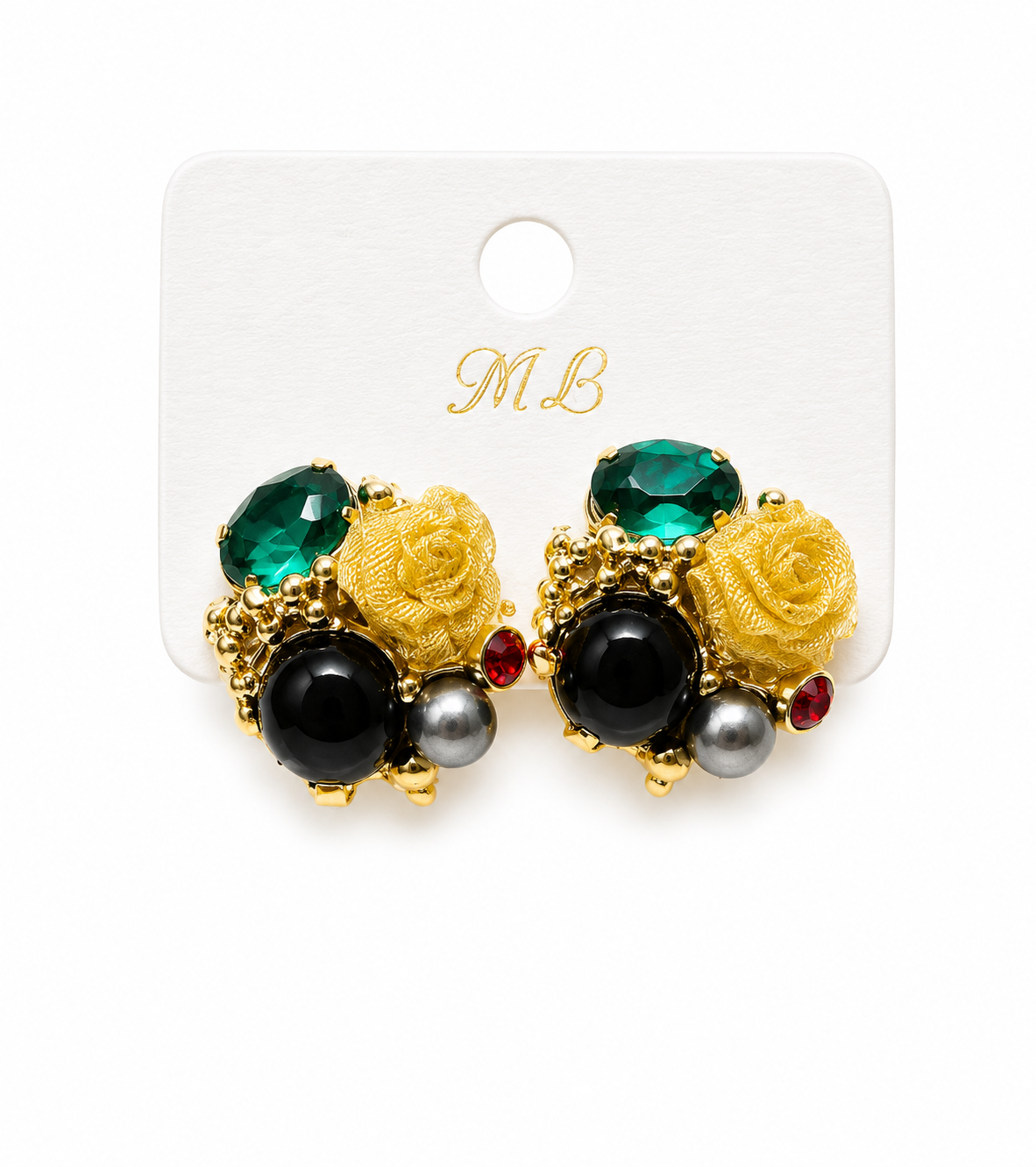 Carnival Knot Statement Studs