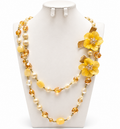 Sunlit Bloom Layered Necklace