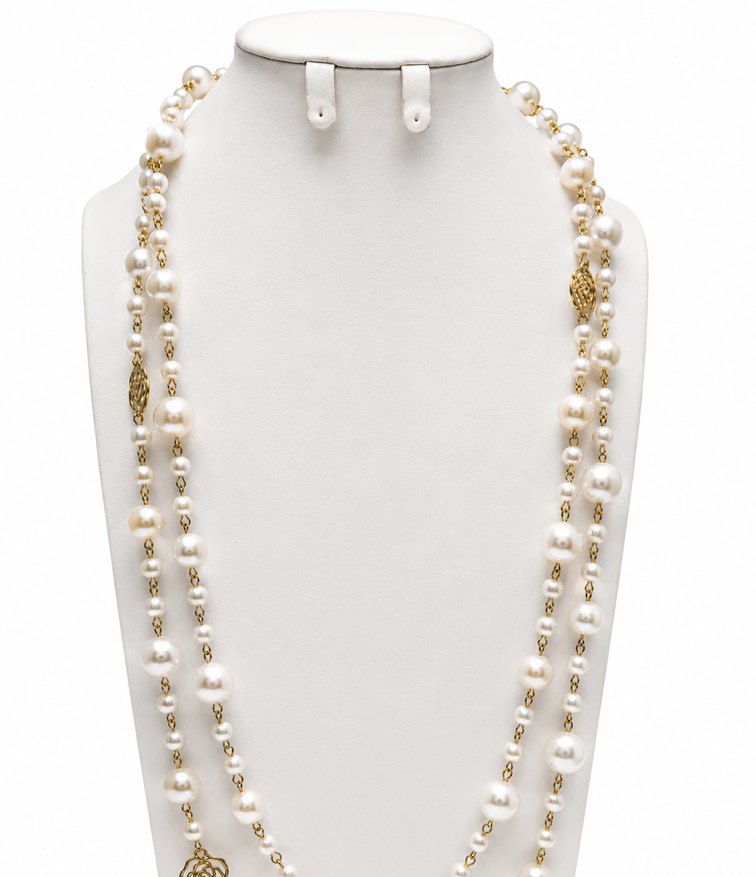 Ivory Pearl Cascade Necklace