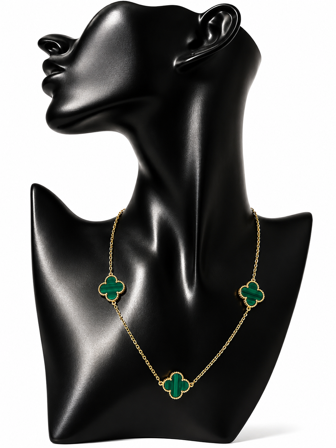 Trinity Clover Gold Necklace
