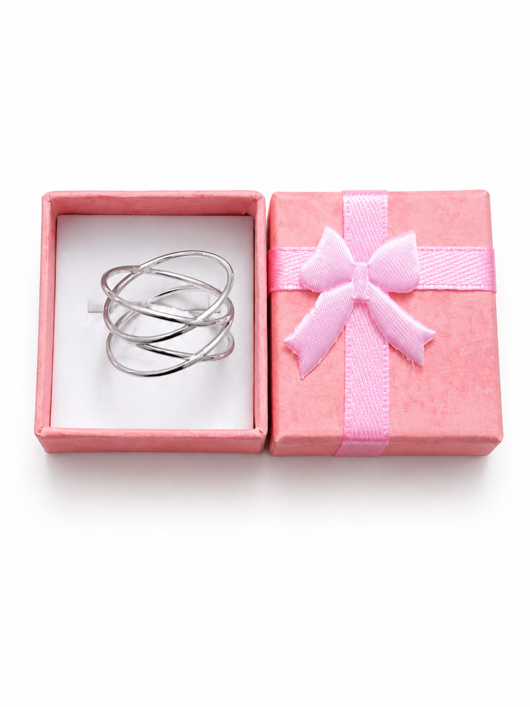 DNA silver ring