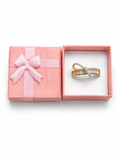 Signature gold ring