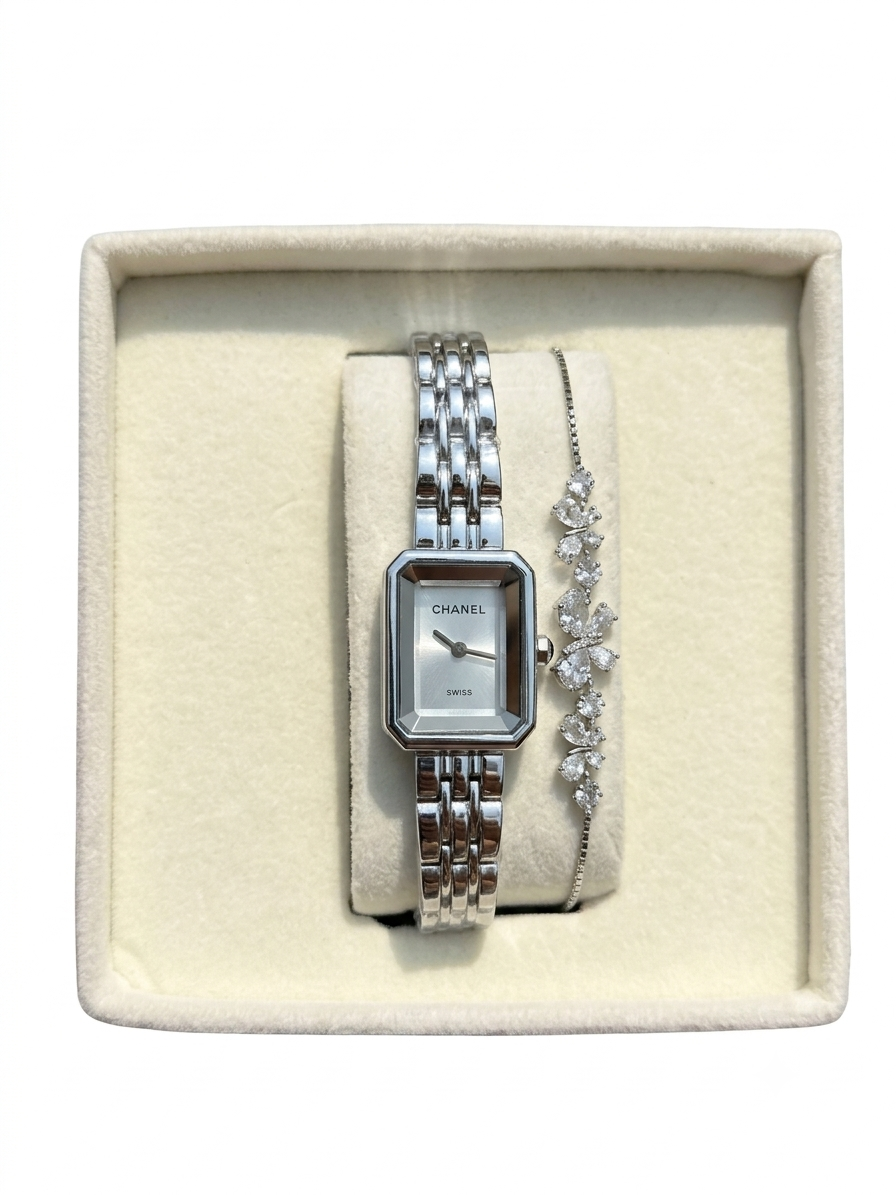 CHANEL SILVER QUALITY WATCH