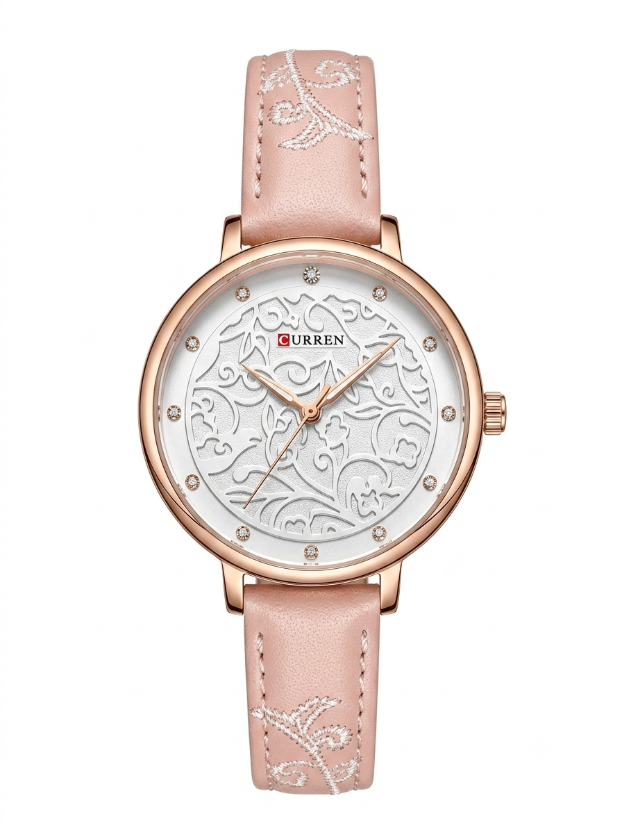 CHAMPAGNE PINK CURREN WATCH