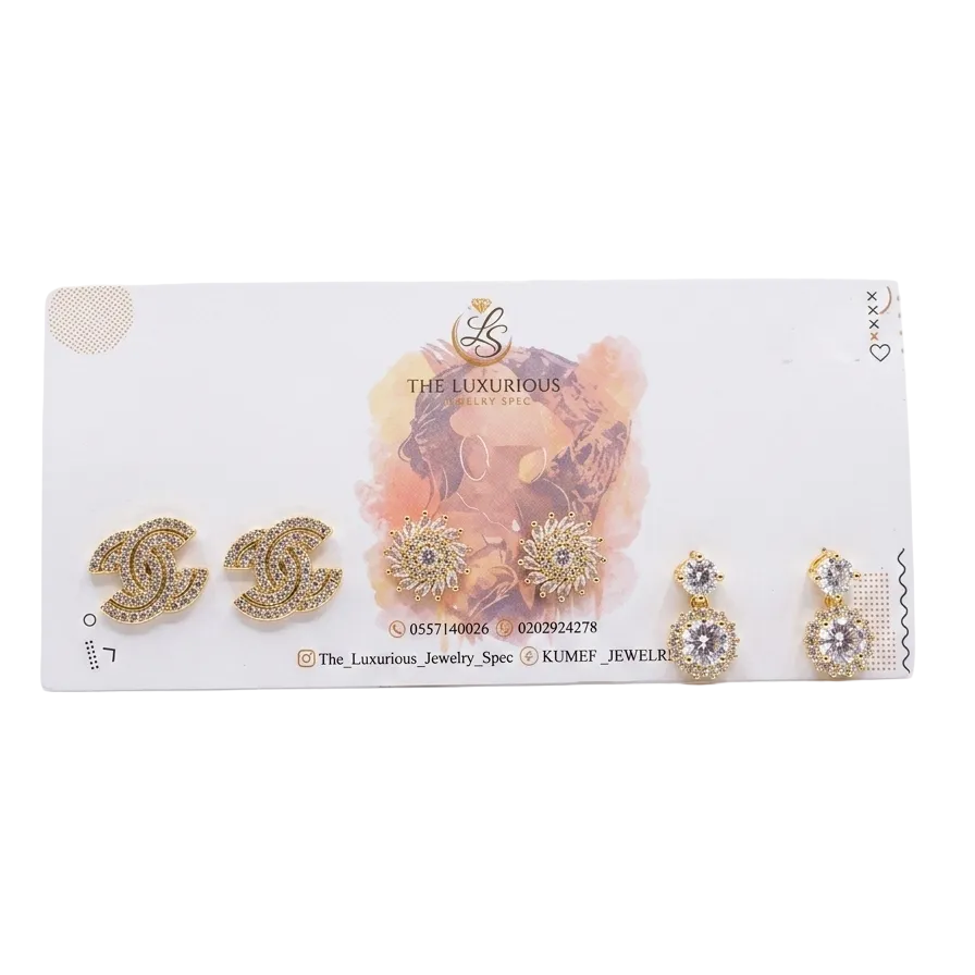 CLASSIC EARRING COMBO 3-IN-1